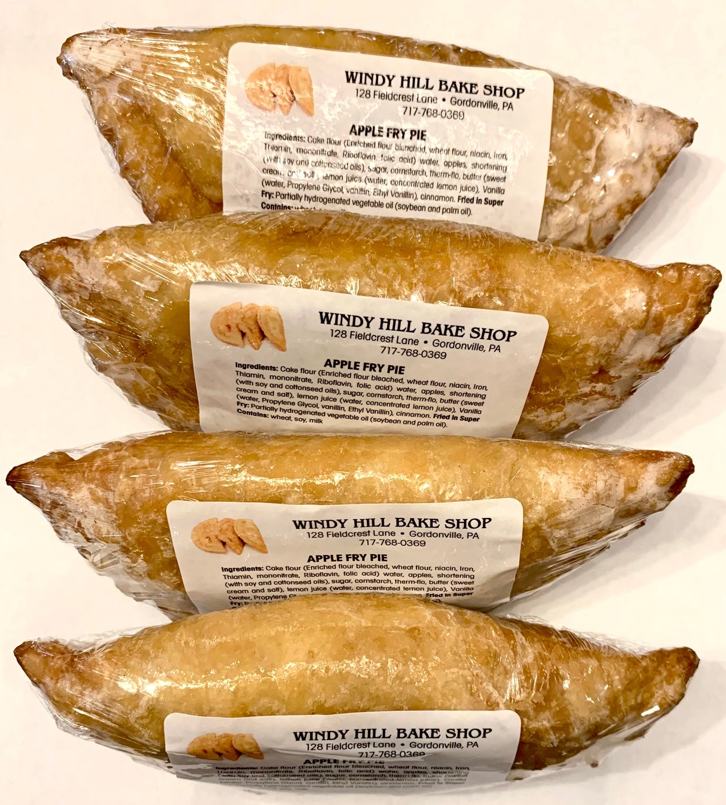 Fry Pie; Apple, Amish Made, Pack of 6